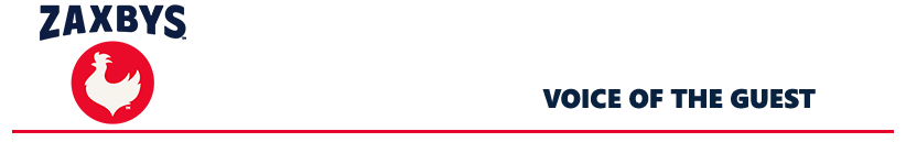 Zaxbys Voice of the Guest